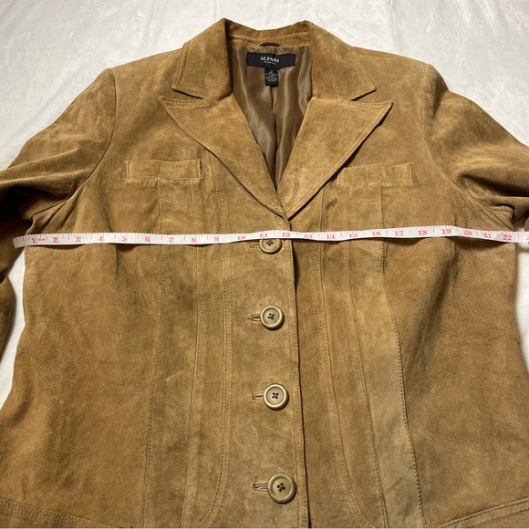 Alfani Suede Women's Jacket NWT tan size 1X - Picture 5 of 8
